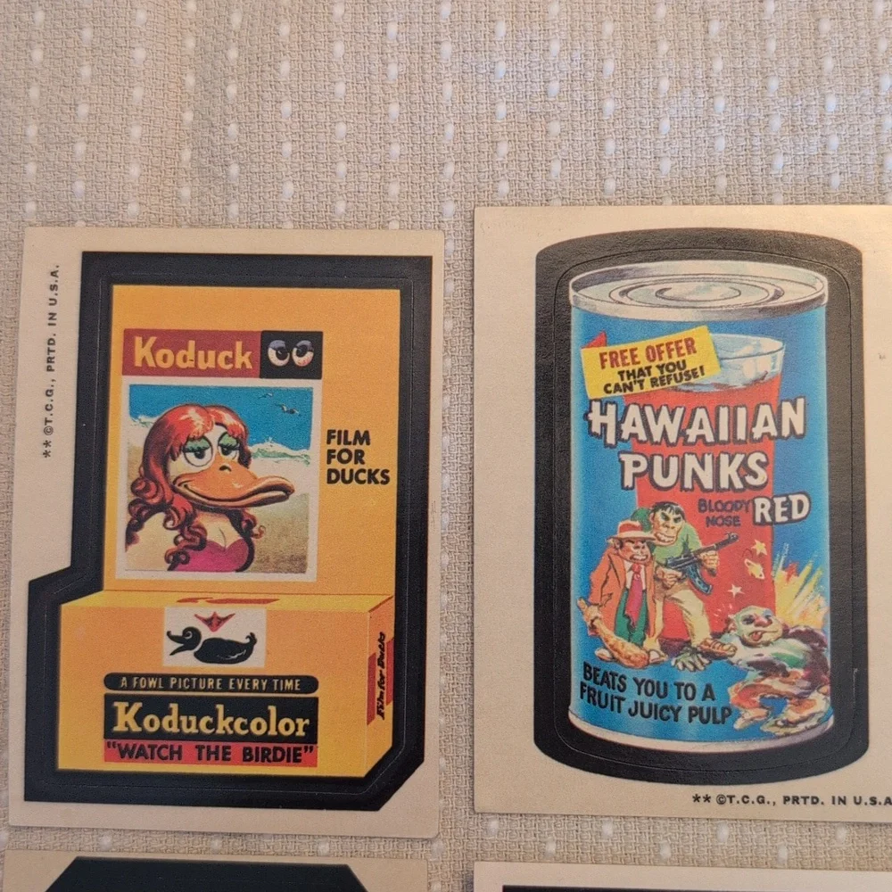 Vintage Topps Wacky Packages Stickers 1970's Set of 15
